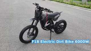 F18 DIRT BIKE Zwarte versie