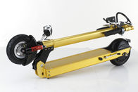 Yellow Commuter Folding Electric Scooter , 14.8kg Foldable Motorized Scooter