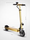 Yellow Commuter Folding Electric Scooter , 14.8kg Foldable Motorized Scooter